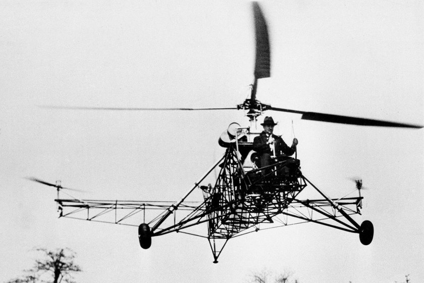 Игорь сикорский первый вертолет