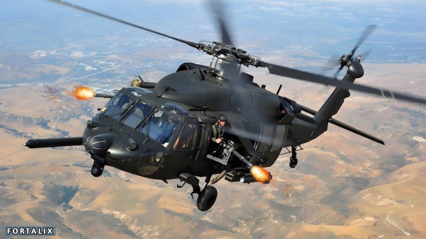 Вертолёт uh-60 Black Hawk