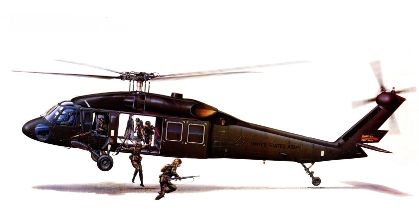 Вертолёт uh-60 Black Hawk