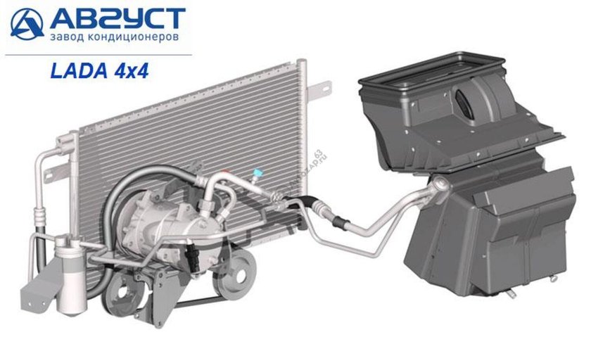 Нива 21214 блок испарителя