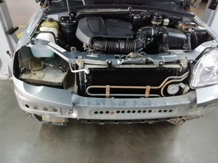 Комплект кондиционера на ниву Шевроле