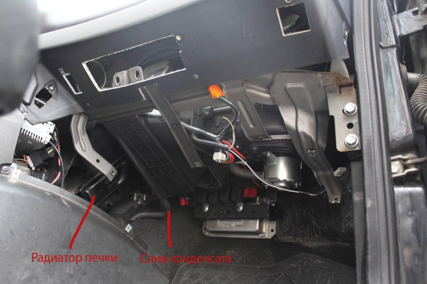 Печка Нива Шевроле с кондиционером