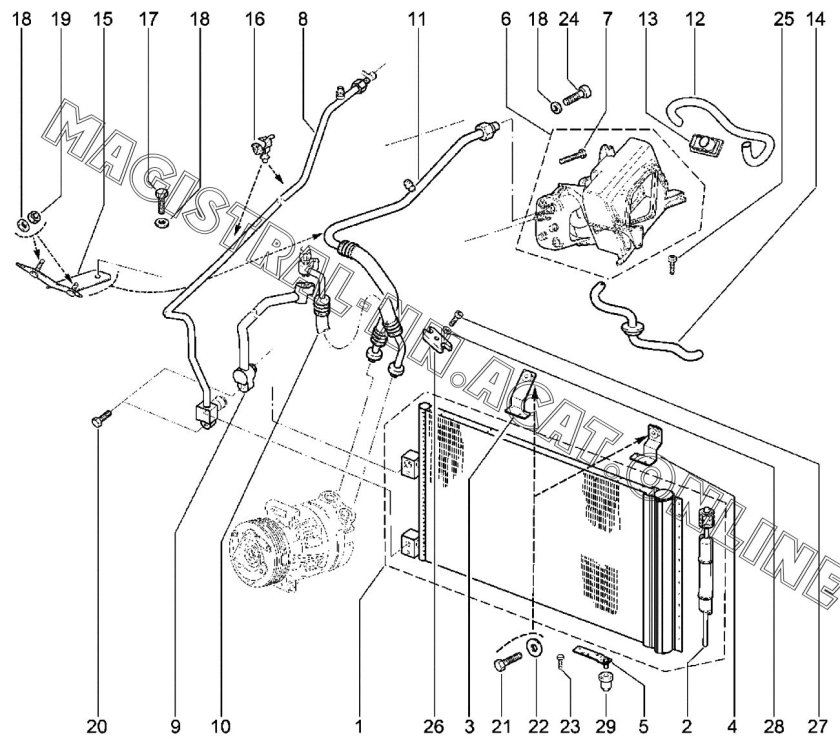 Система кондиционирования Нива Шевроле