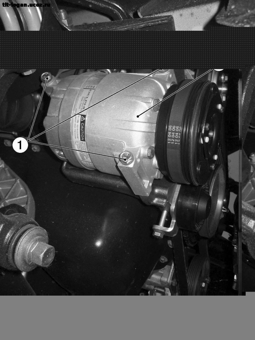 Кронштейн компрессора кондиционера Нива 21214