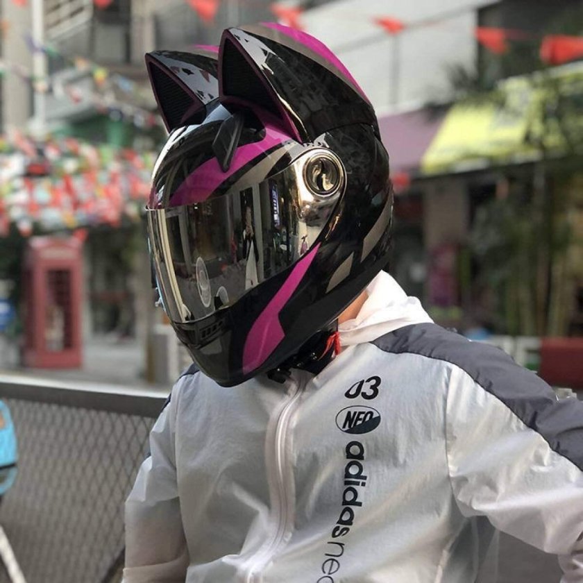 Шлем Nitrinos с ушками