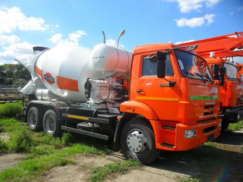 КАМАЗ 65115 бетоносмеситель