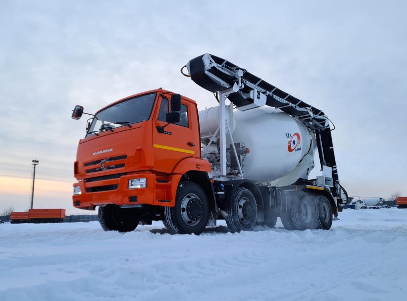 Автобетоносмеситель 5814y9 на шасси КАМАЗ-6540