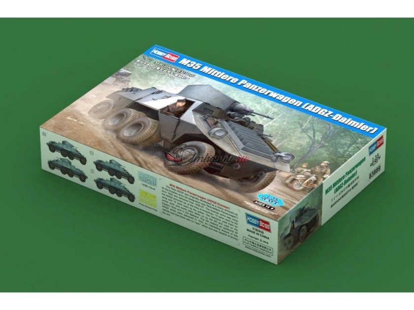 БТР m35 mittlere Panzerwagen (ADGZ-Daimler) 1/35 Hobby Boss, 1/35