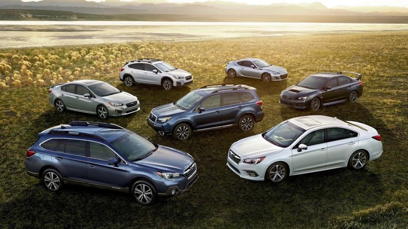 Субару Модельный ряд