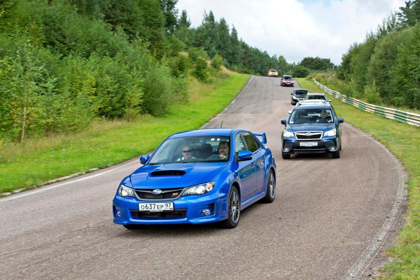 Линейка машин Субару