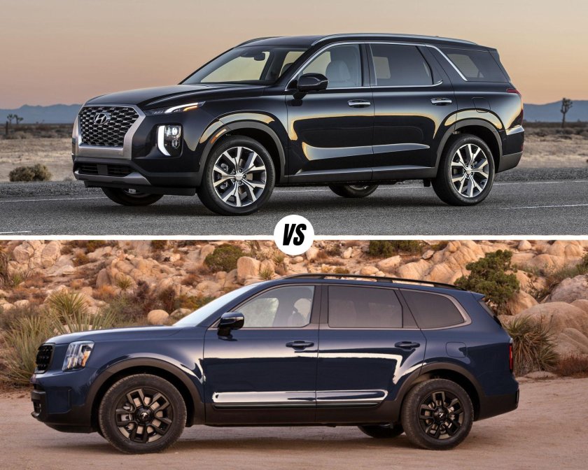 Hyundai palisade vs kia telluride