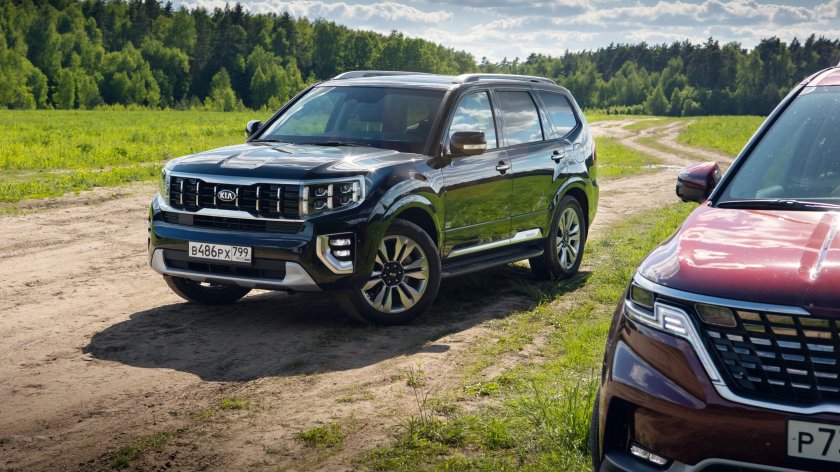 Киа Карнивал и Хендай Палисад