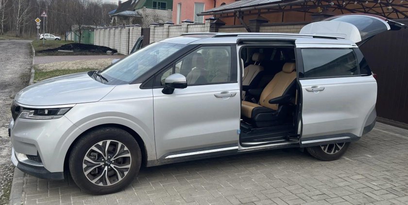 Киа Карнивал на дисках Хендай Палисад