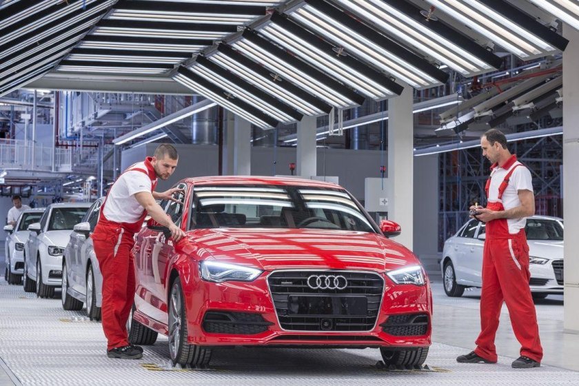 Завод Ауди в Германии