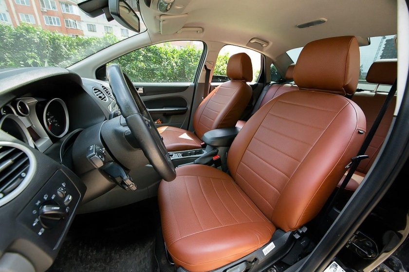 Форд фокус 2 сиденья эко кожа