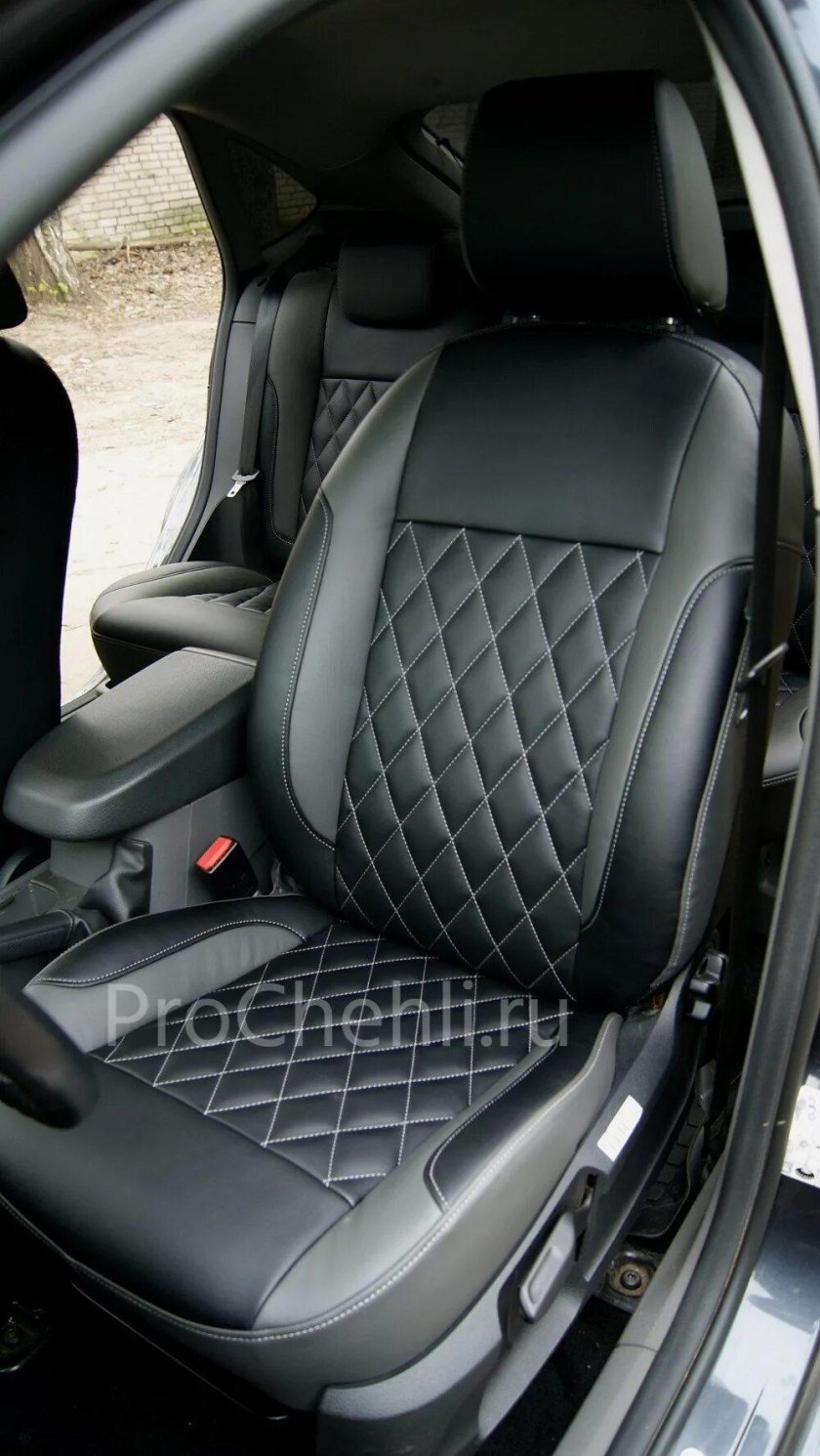 Чехлы экокожа Форд фокус 2