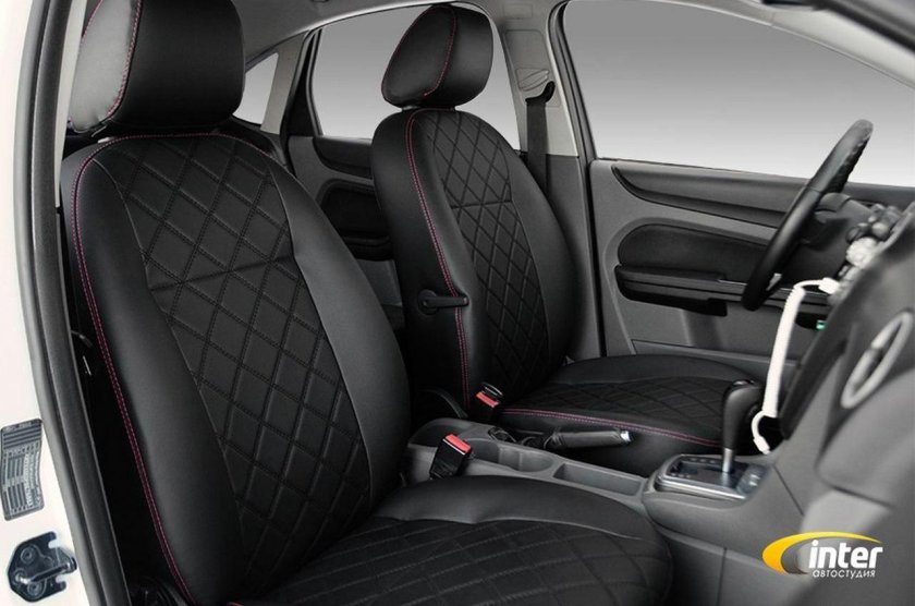 Чехлы экокожа Форд фокус 2