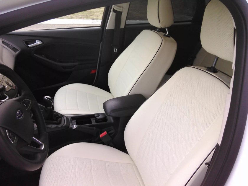 Чехлы экокожа Форд фокус 2