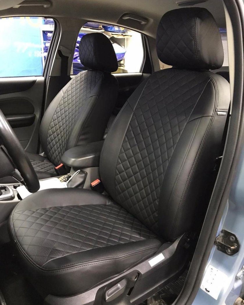 Чехлы из экокожи на Форд фокус 2