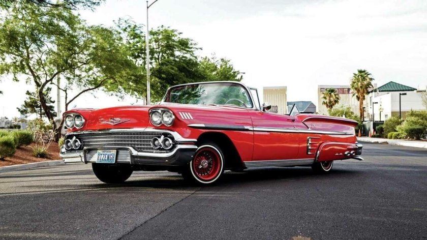 Chevrolet Impala 1958 лоурайдер