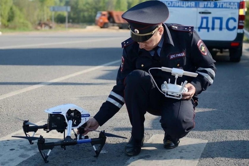 Квадрокоптер ГИБДД