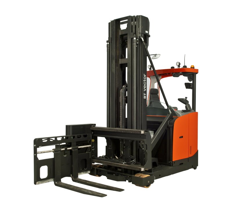 Узкопроходный высотный штабелер