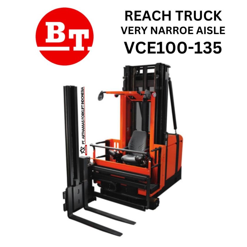 Узкопроходный высотный штабелер