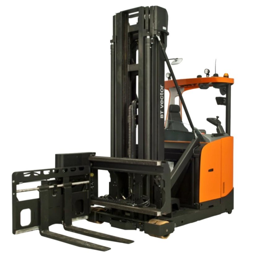 Узкопроходный высотный штабелер