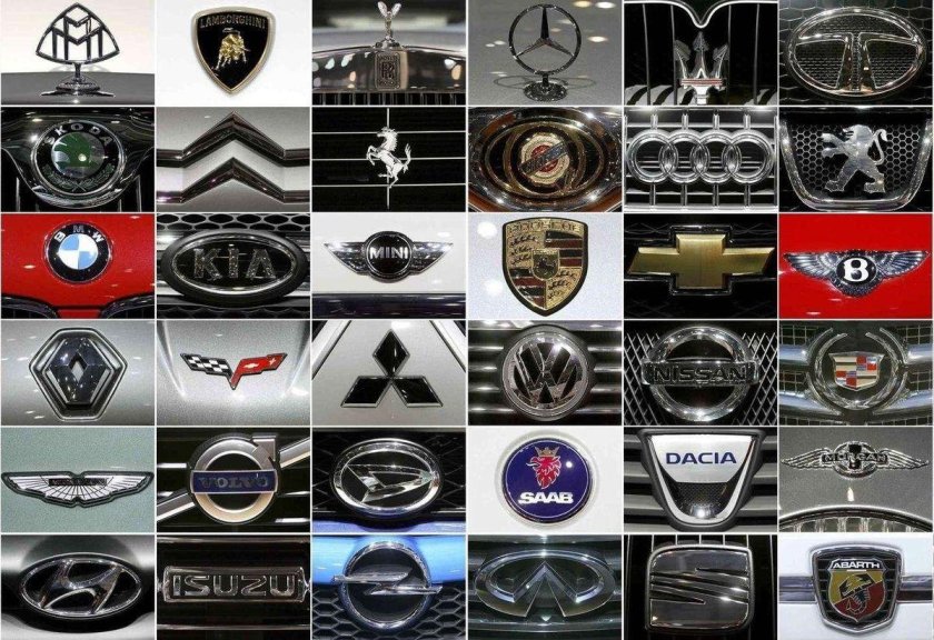 Эмблемы автомобилей