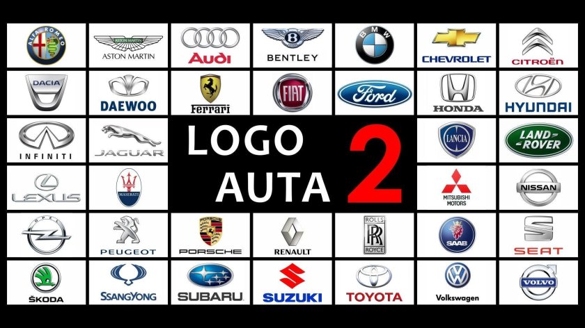 Марки автомобилей