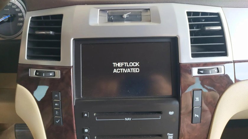 Cadillac escalade 2007 магнитола