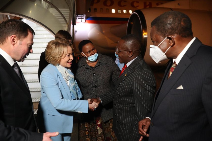 Визит Матвиенко в Зимбабве
