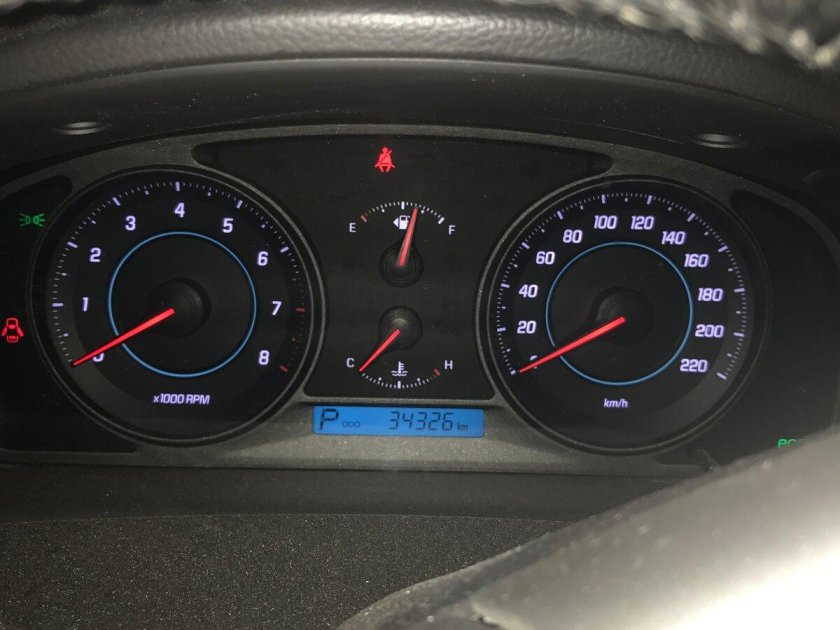 Приборы панели Шевроле Каптива 2013г