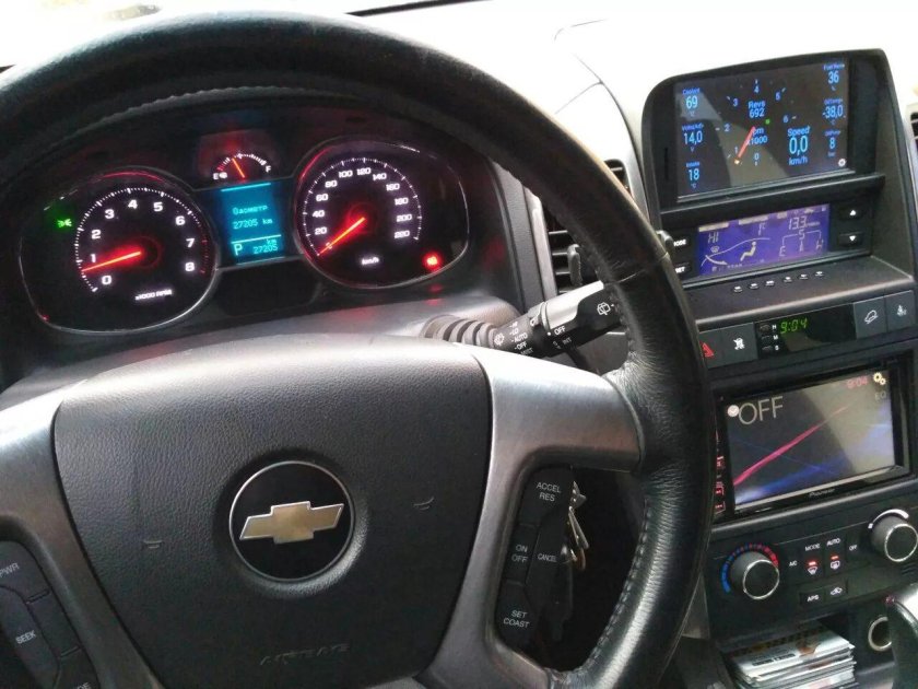 Приборная панель Шевроле Каптива с140