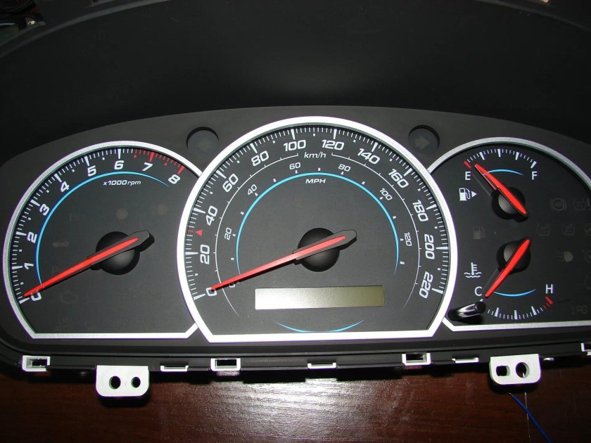 Шкалы панели приборов Шевроле Эпика