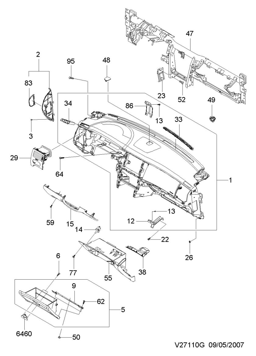 Задняя панель Шевроле Эпика