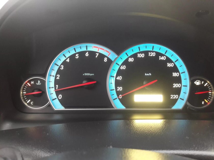 Captiva Chevrolet спидометр