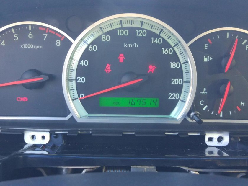Шевроле Каптива индикатор а на одометре