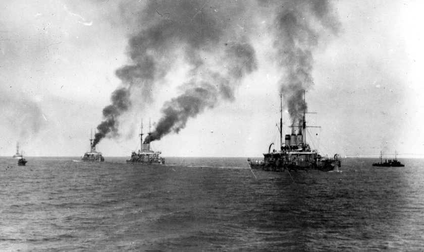 Исход белой армии из Крыма 1920