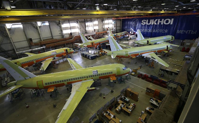 Сухой Суперджет 100 завод в Комсомольске на Амуре