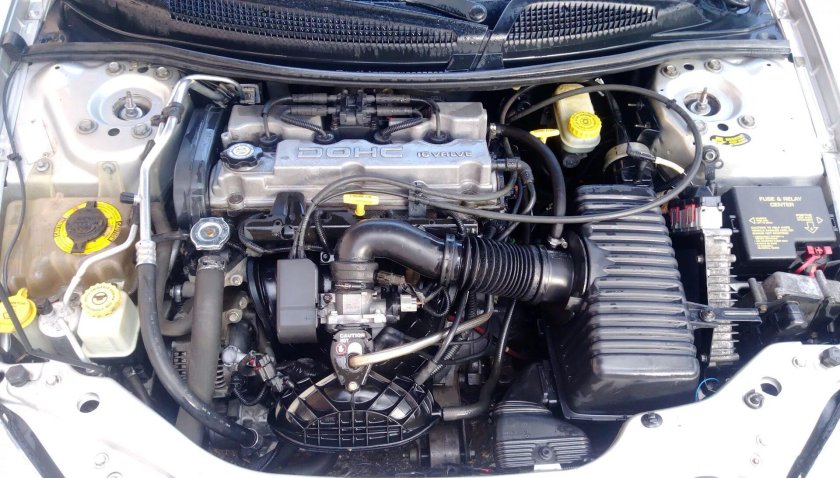 Подкапотка dodge Stratus