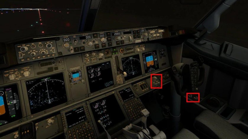 Кабина Боинг 737-800