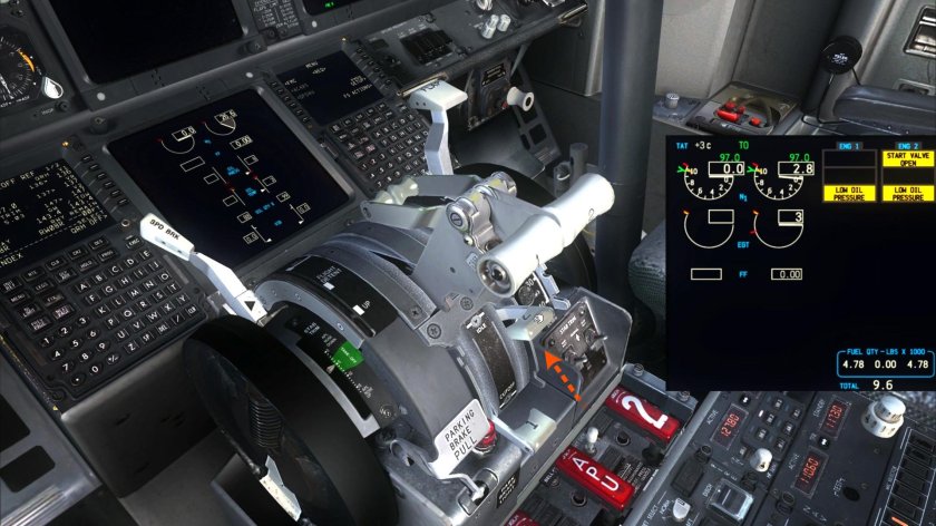 Панель управления Боинг 737