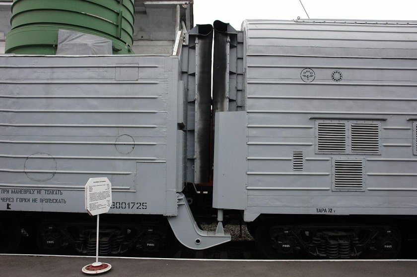 Боевой Железнодорожный ракетный комплекс БЖРК 15п961 молодец