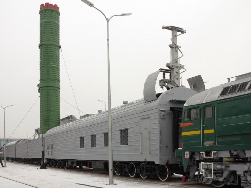 БЖРК - боевой Железнодорожный ракетный комплекс РТ-23уттх «молодец»