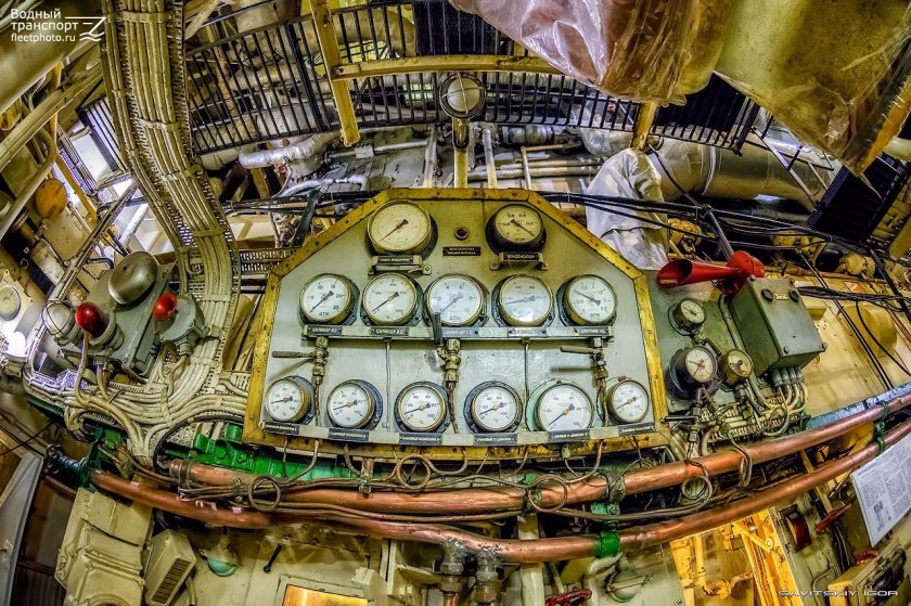 Ледокол Красин машинное отделение