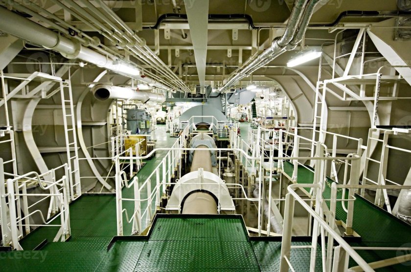 Машинное отделение корабля