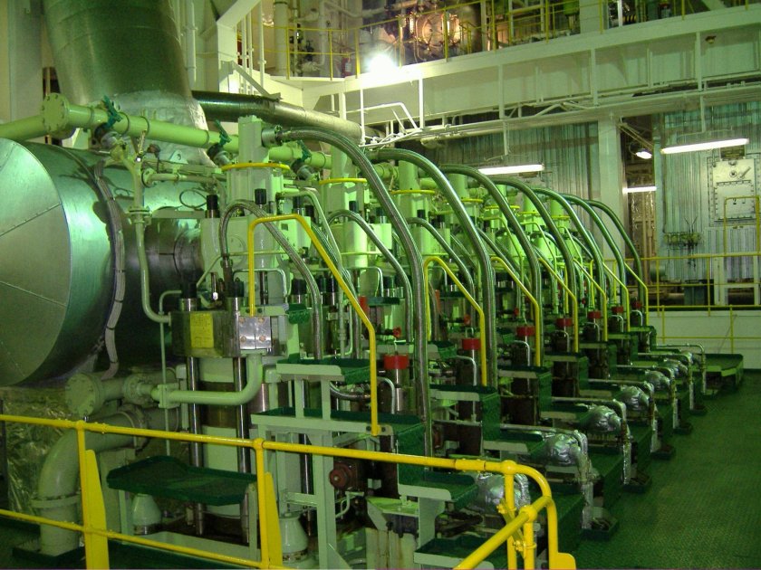 ВФ танкер машинное отделение