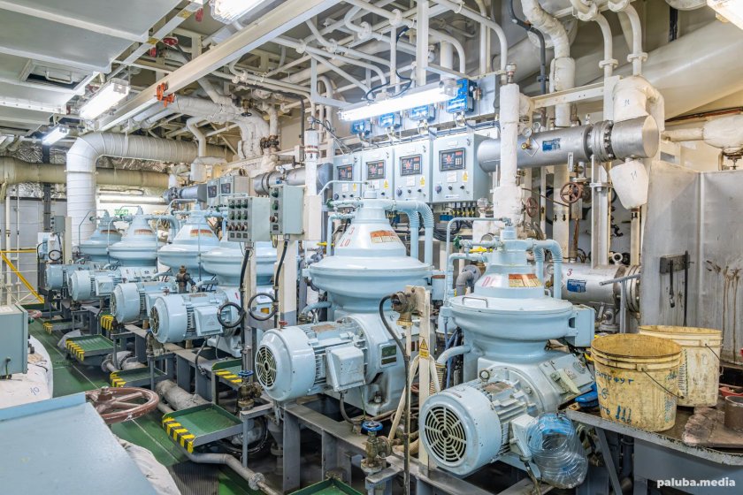 Машинное отделение корабля