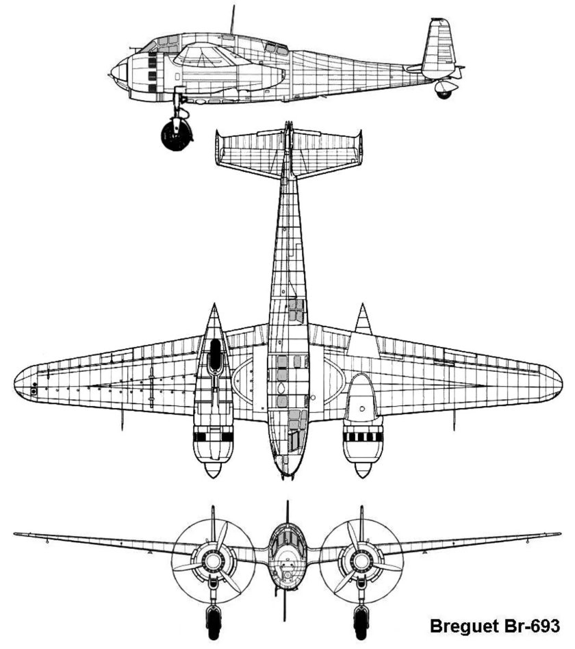 0844 Авиация Breguet 693